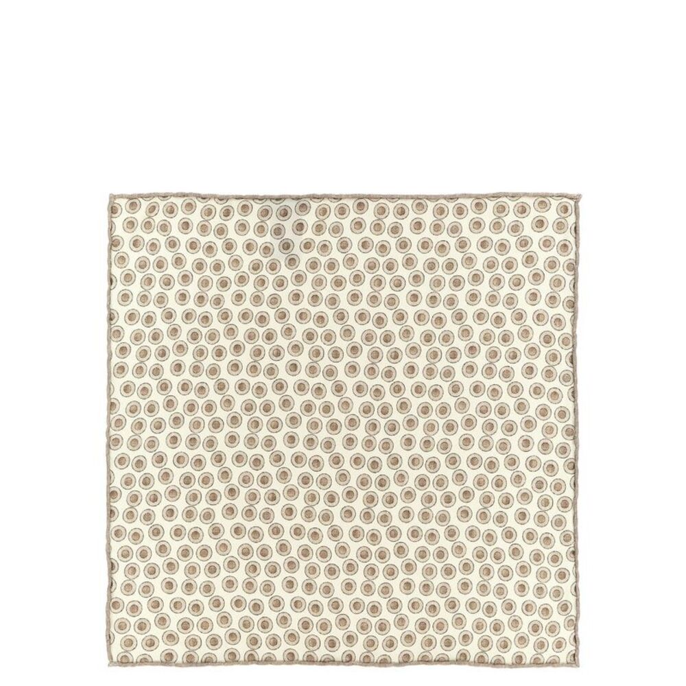 Brunello Cucinelli Beige Silk Men's Foulard